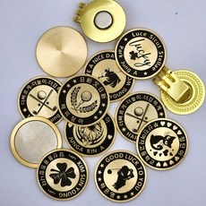 ◀ 2024년 인플들이 추천하는 가성비▶ 황동금속이니셜골프볼마커선물볼마크해피정아의아트공방 인기 상품 BEST 5