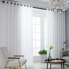 평이 정말 좋아요, 믿고 샀어요. 도톰쉬폰커튼 할인 상품 베스트 9