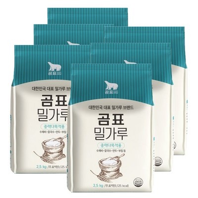 경제적으로도 이만한 제품이 없어요. 곰표밀가루25kg 최저가 정보 탑 10